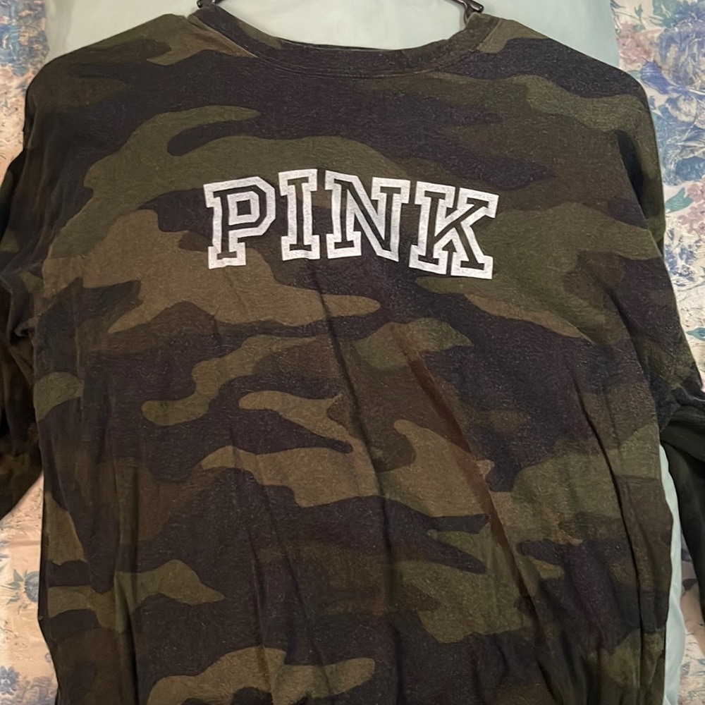 Camo Victoria’s Secret long sleeve tee